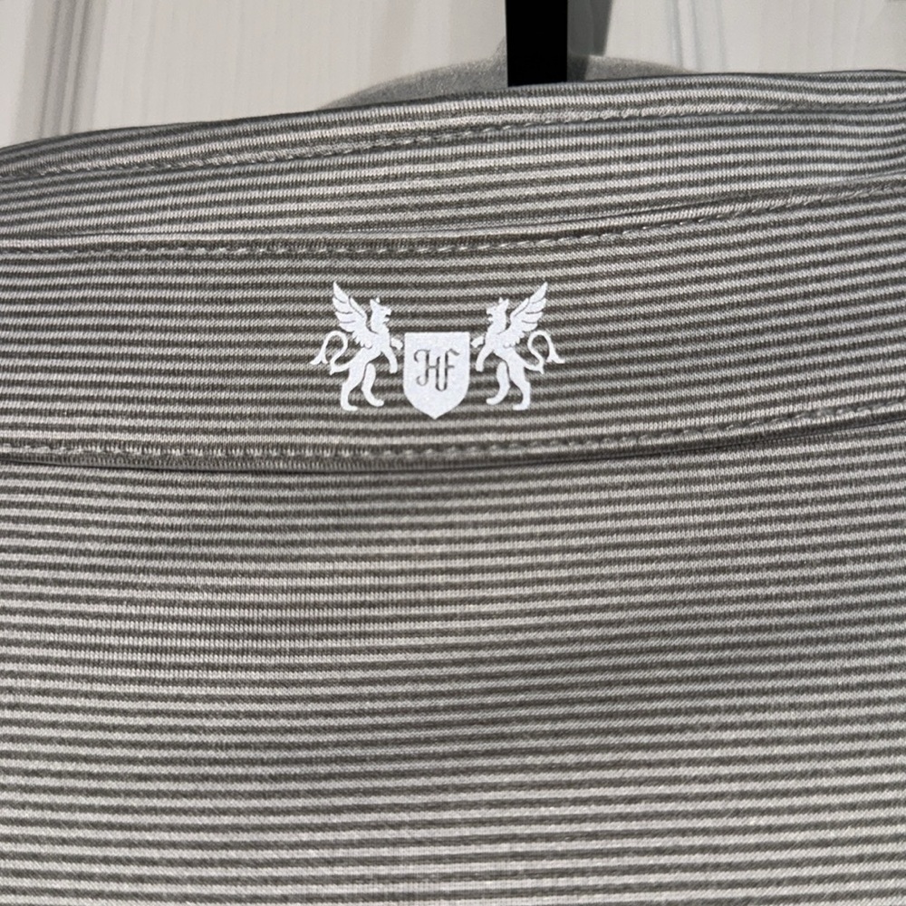 Hickey Freeman Half Zip Golf Pullover Size L Gray Also available in small size - Picture 5 of 8